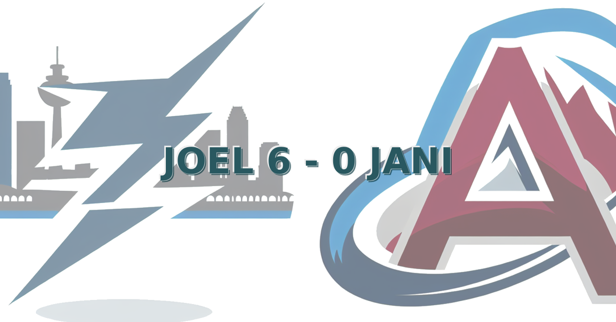 Game score image - TBL vs COL